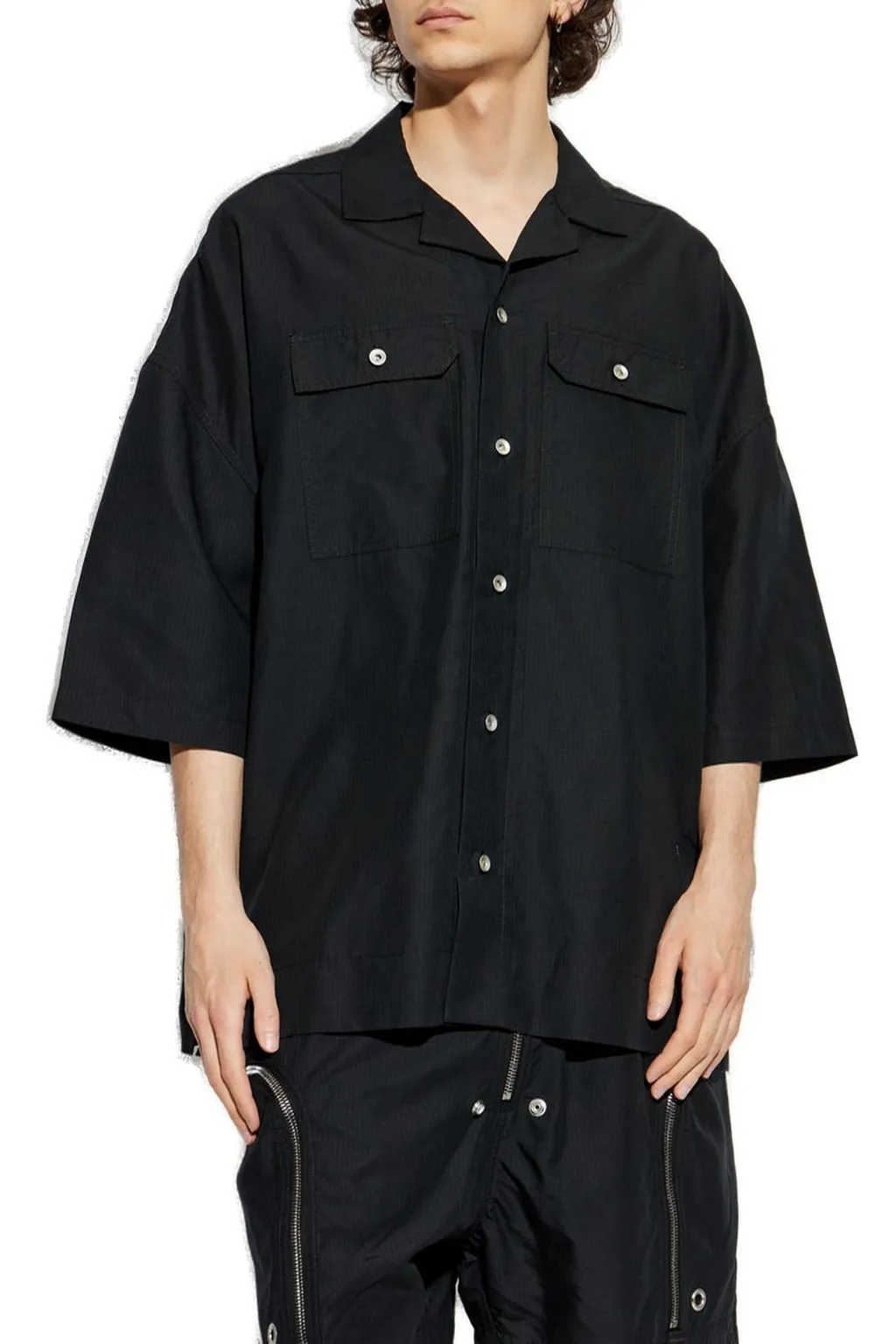 Rick Owens Drkshdw Magnum Tommy Drawstring Shirt