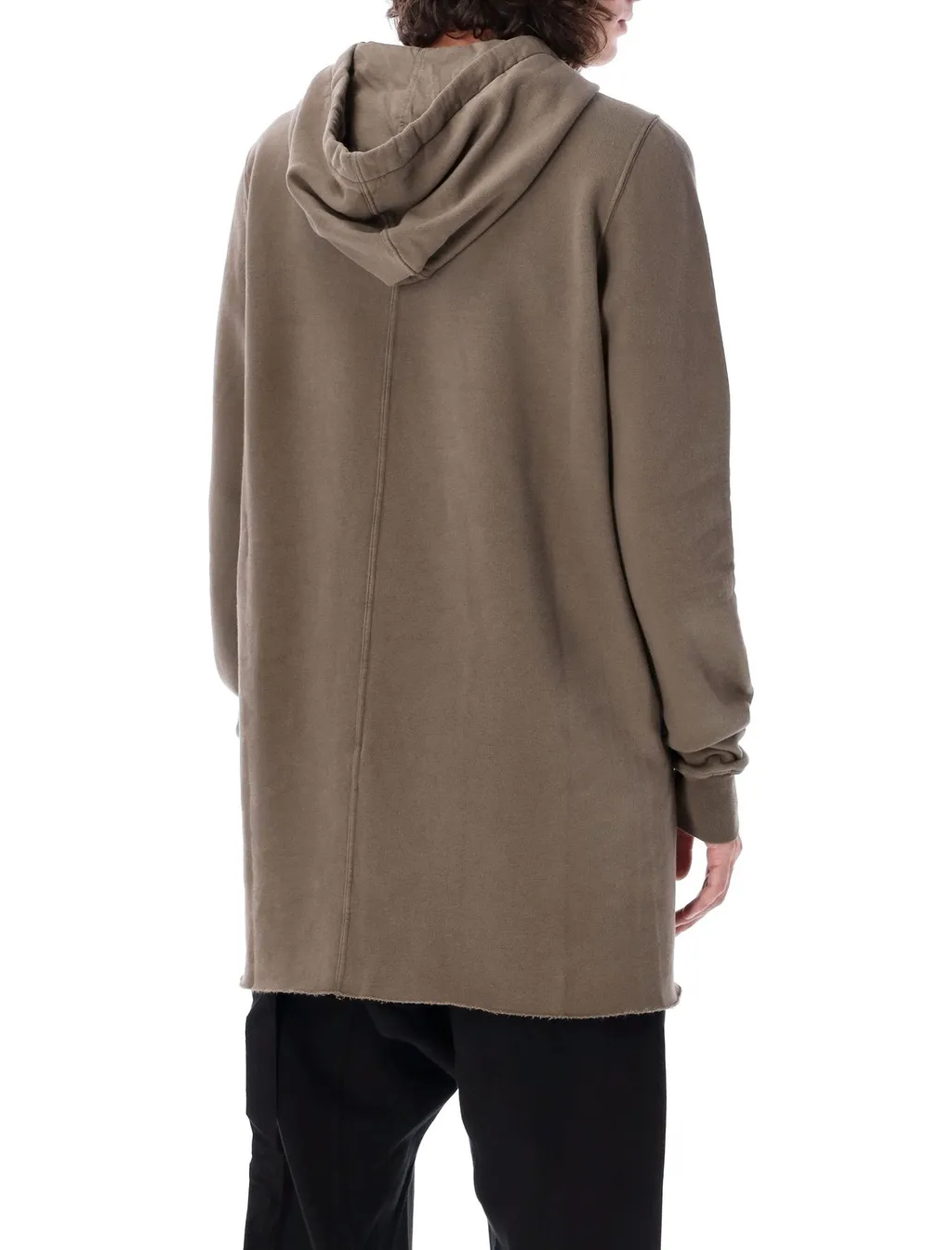 Rick Owens Drkshdw Cut-Out Detailed Long Hoodie