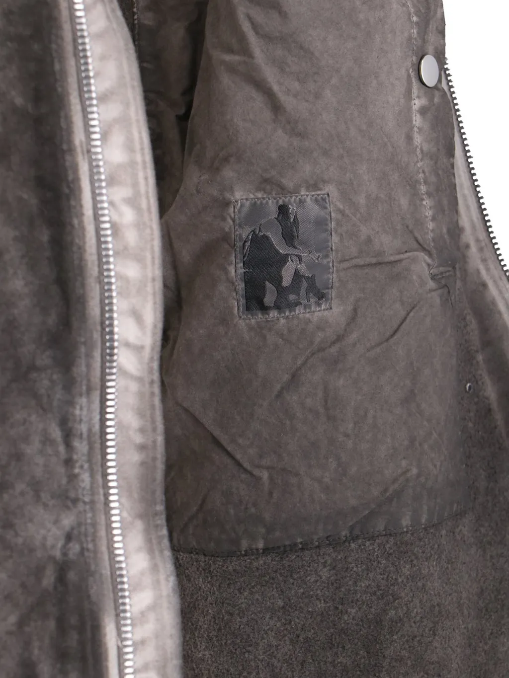 Rick Owens Drkshdw Drawstring Hem Zipped Jacket
