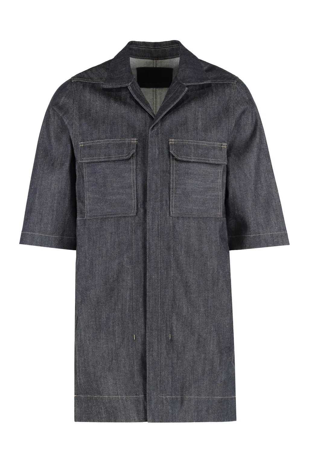 Rick Owens Drkshdw Short-Sleeved Denim Shirt