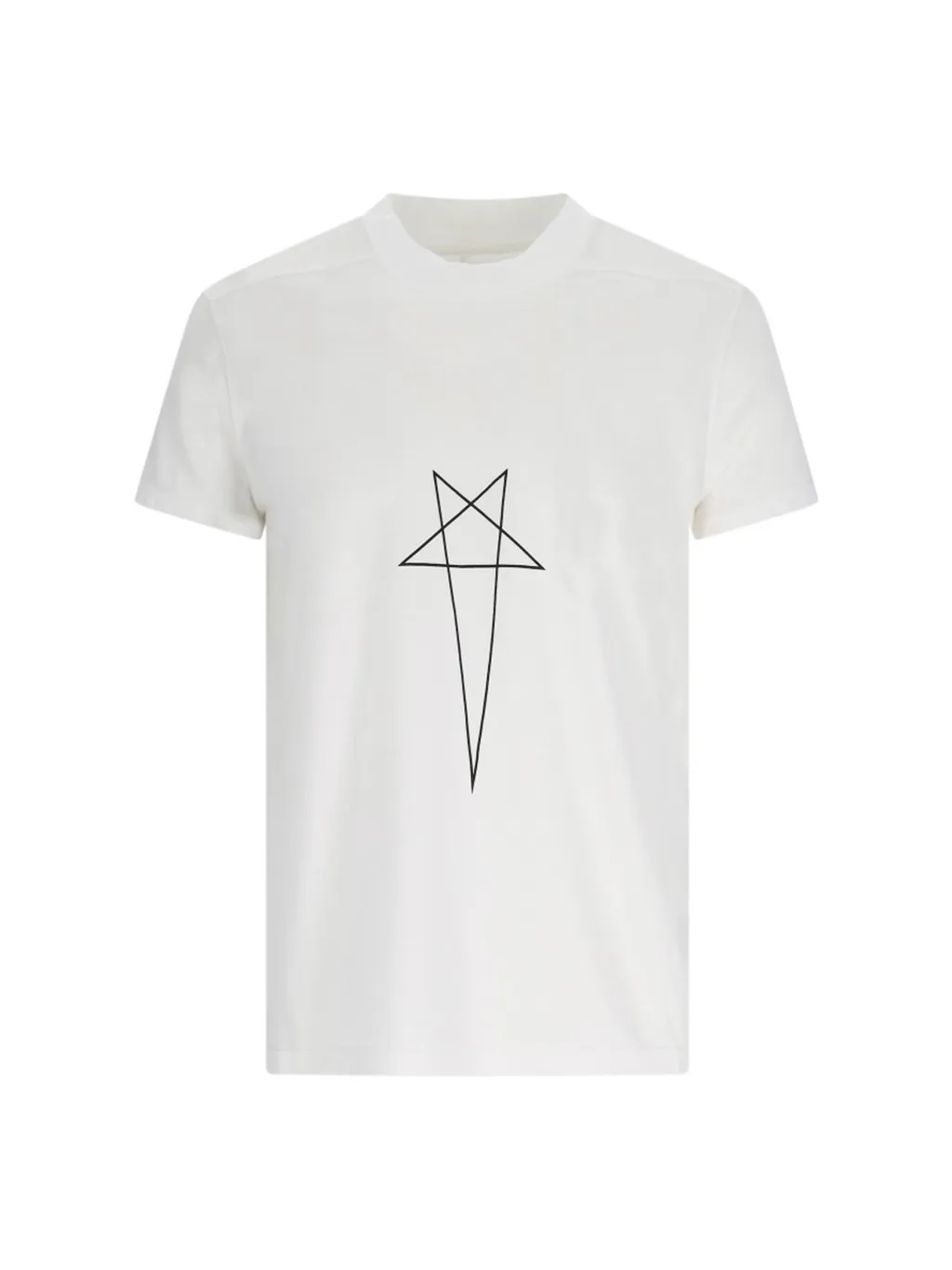 Rick Owens Drkshdw Graphic Printed Crewneck T-Shirt