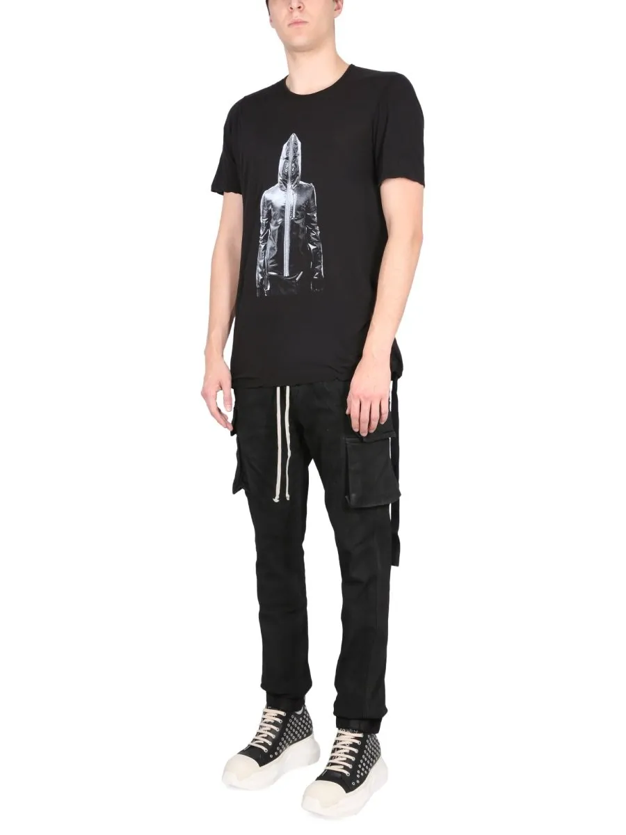 Rick Owens Drkshdw Graphic Printed Crewneck T-Shirt