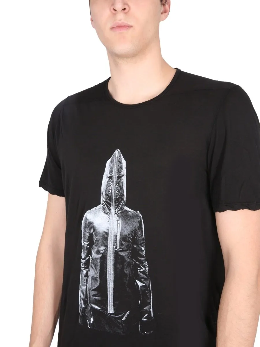 Rick Owens Drkshdw Graphic Printed Crewneck T-Shirt