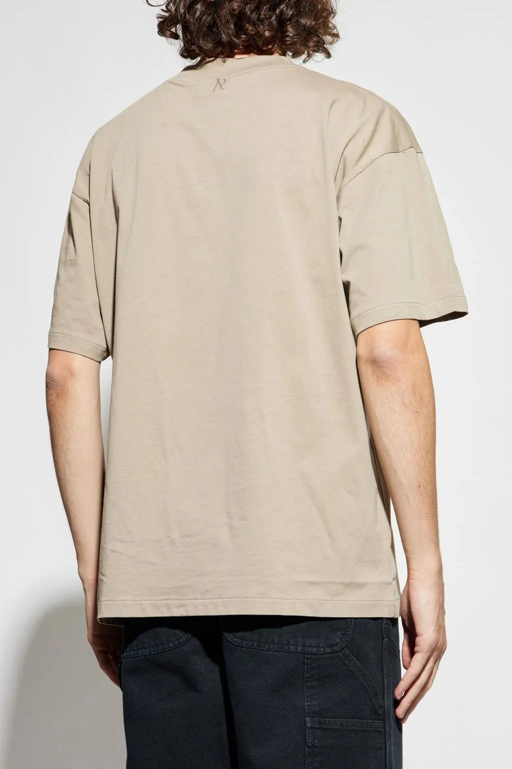 Represent Logo Plaque Crewneck T-Shirt
