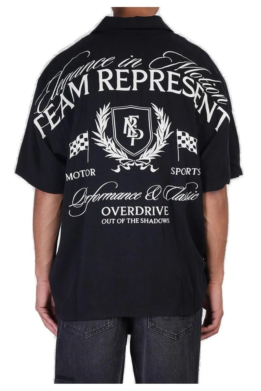 Represent Logo Embroidered Crest Shirt