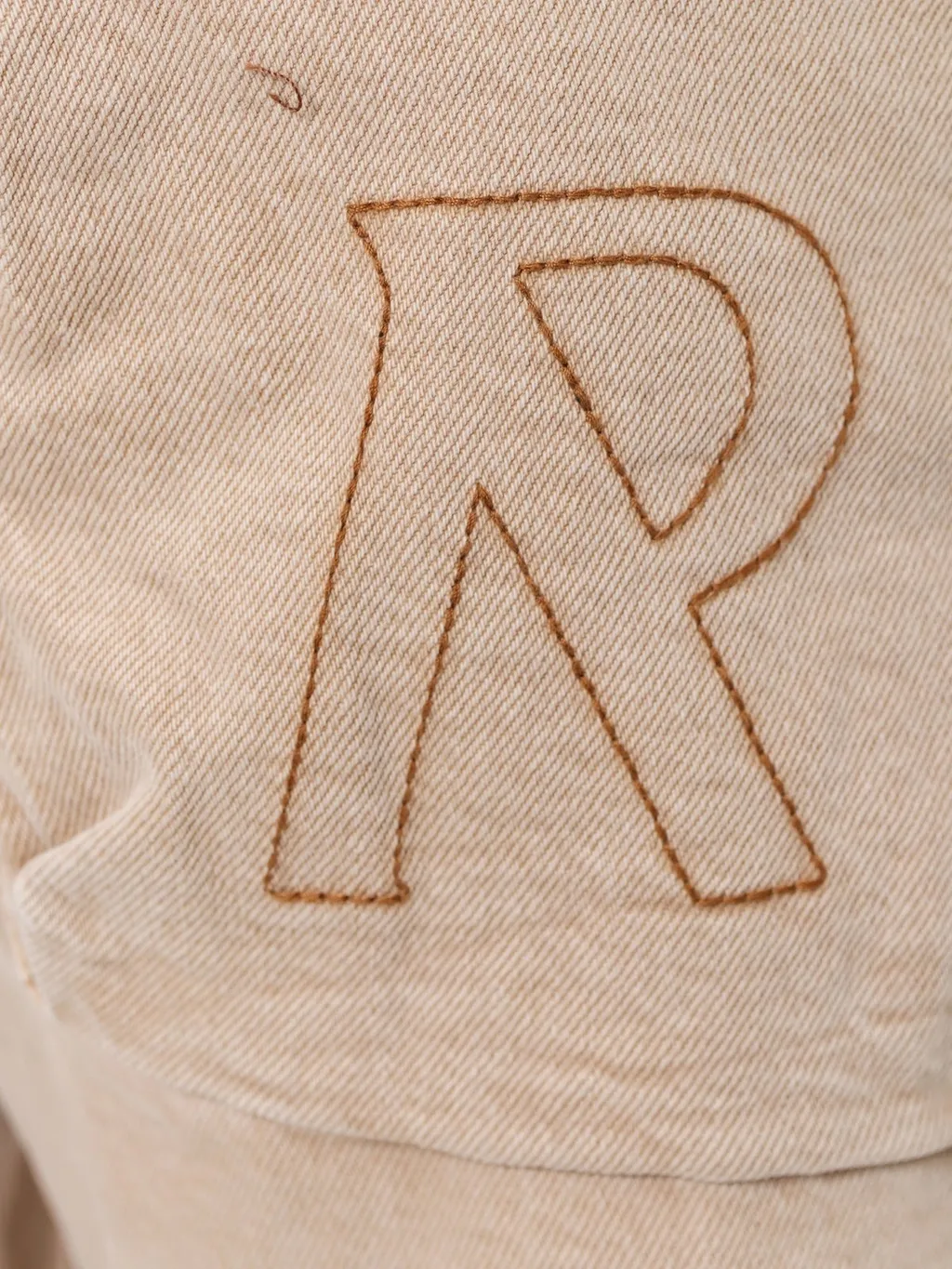 Represent R3Ca Logo Embroidered Straight Leg Cargo Jeans