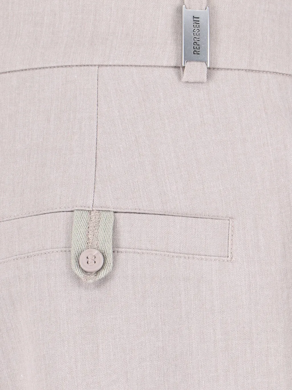 Represent Pressed-Crease Straight Leg Trousers