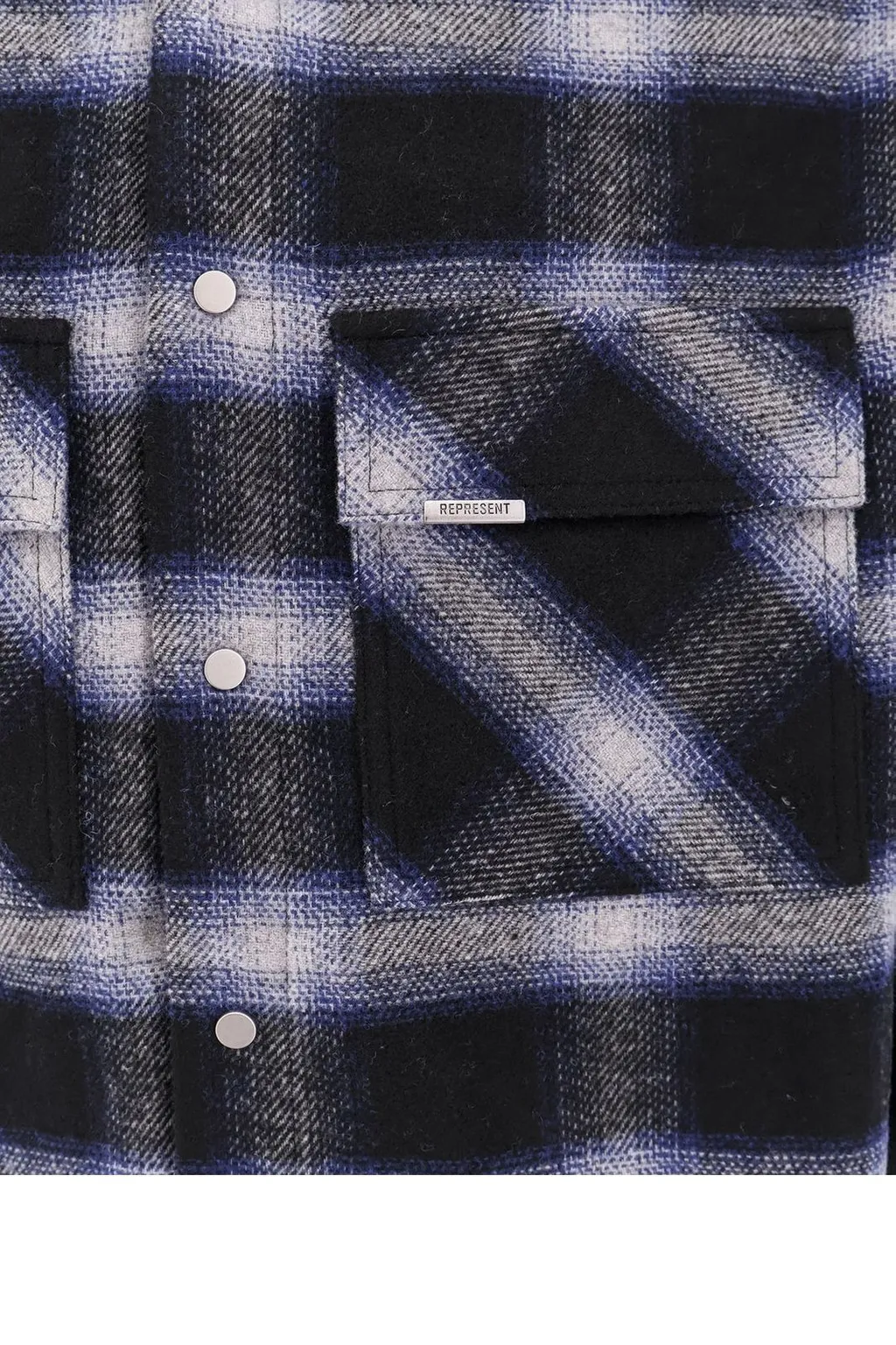 Represent Checked Button-Up Jacket