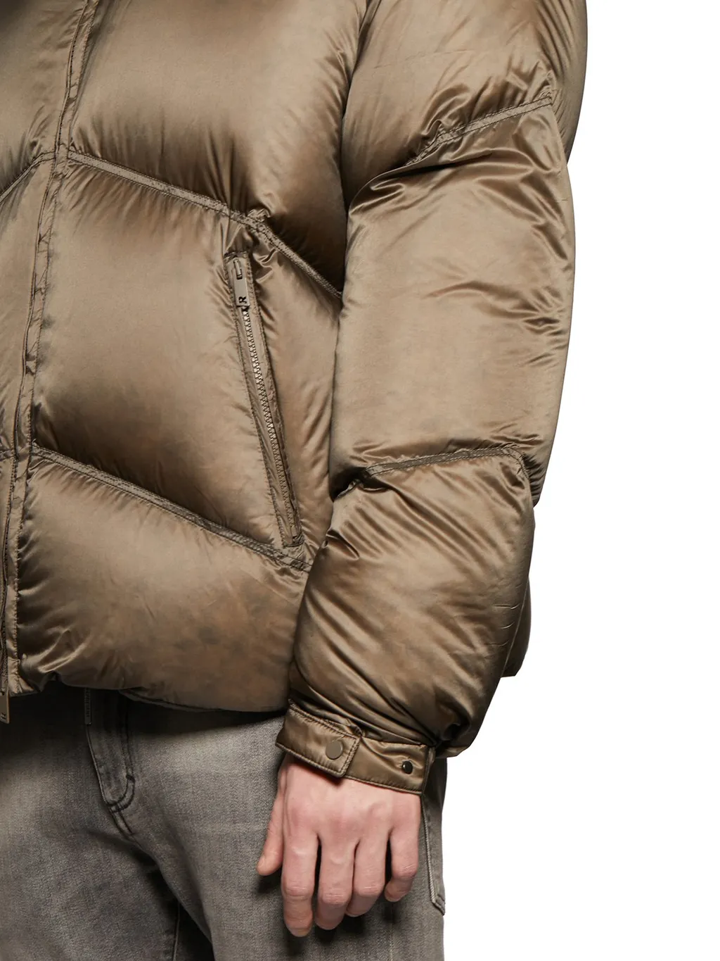 Represent Washed Puffer Jacket