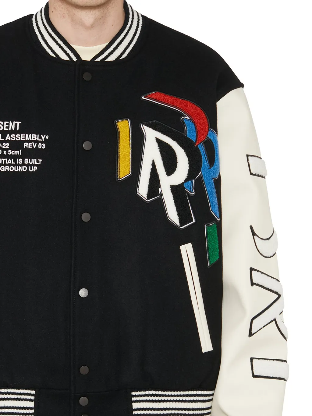 Represent Initial Padded Bomber Jacket