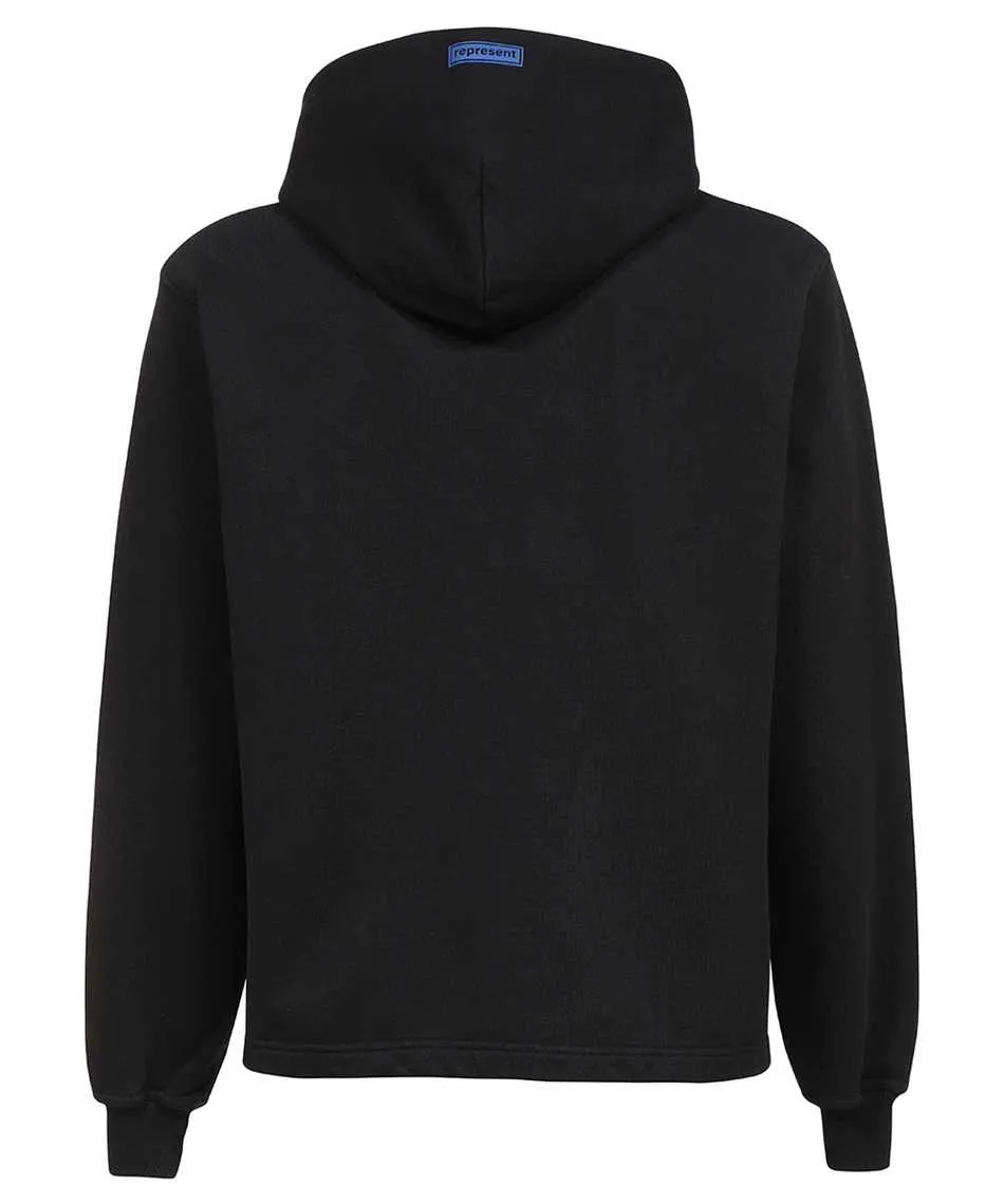 Represent Logo Printed Long Sleeved Hoodie