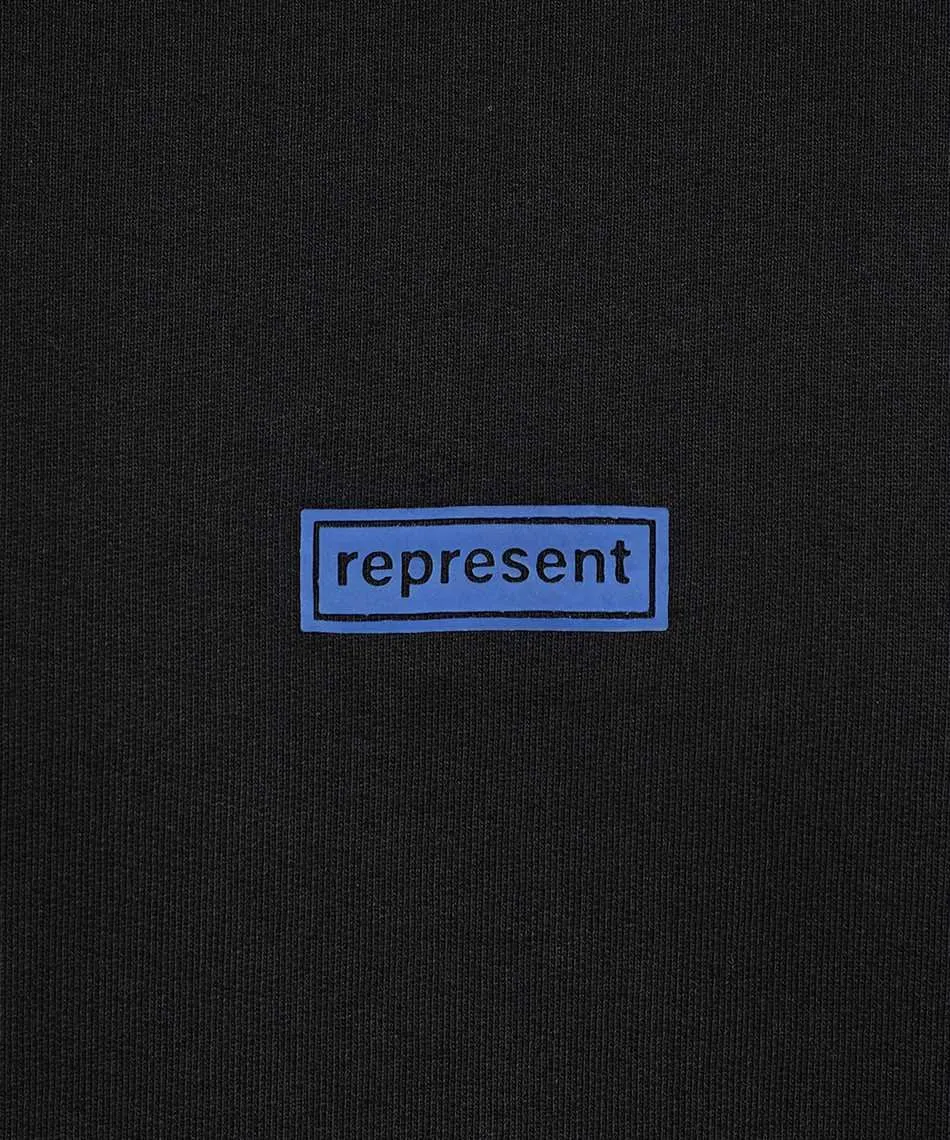 Represent Logo Printed Long Sleeved Hoodie