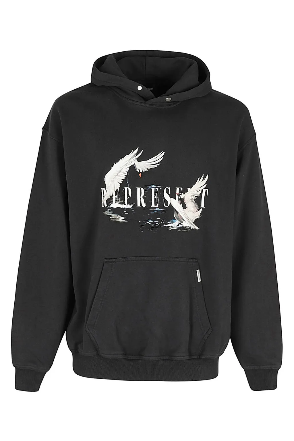 Represent Swan Logo Printed Hoodie