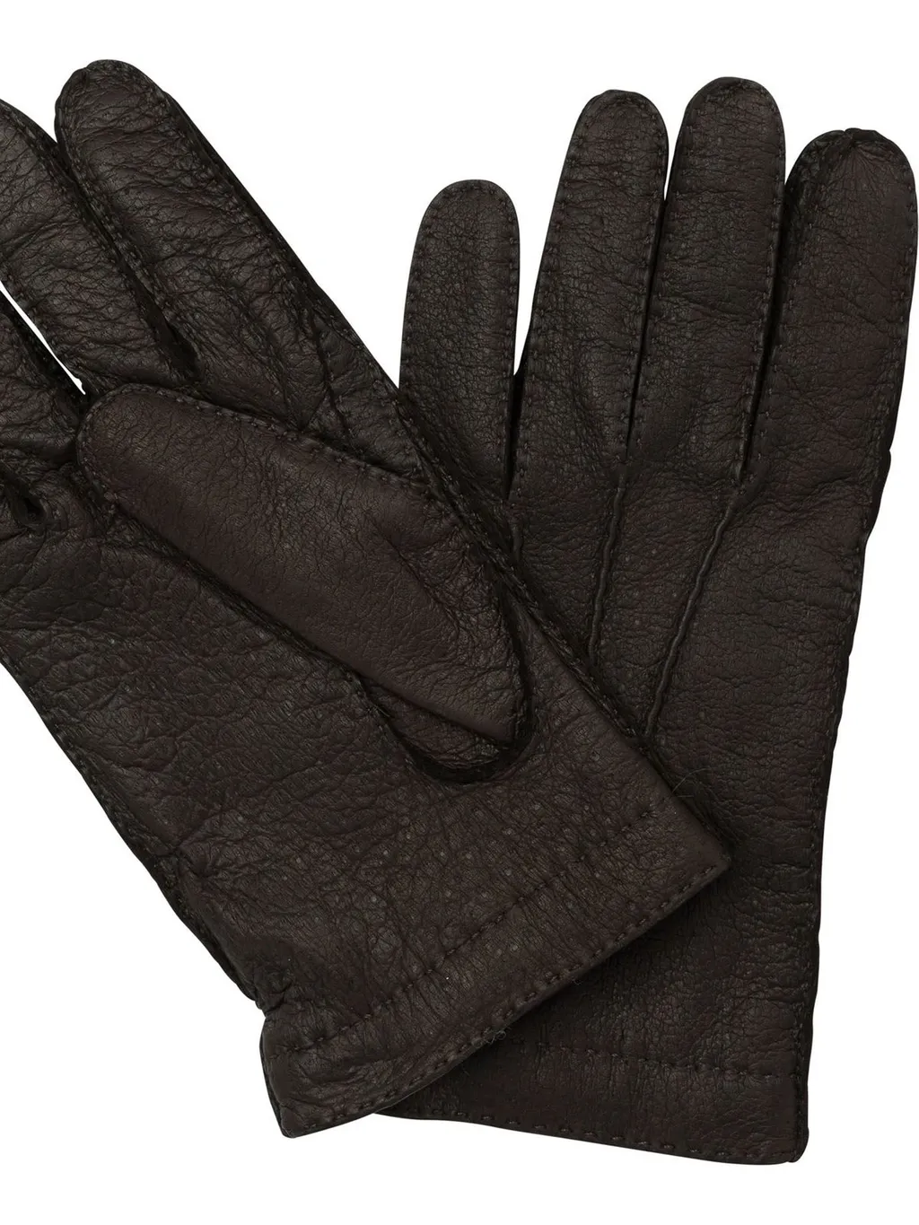 Restelli Hand-Stitched Peccary Gloves