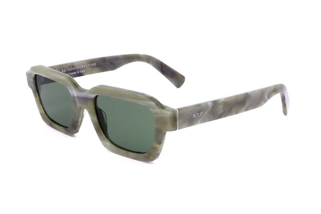 Retrosuperfuture Caro Rectangular Frame Sunglasses