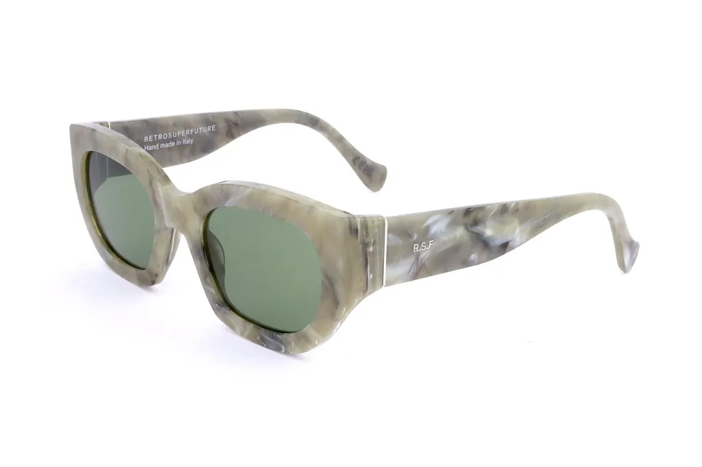 Retrosuperfuture Rectangle Framed Sunglasses
