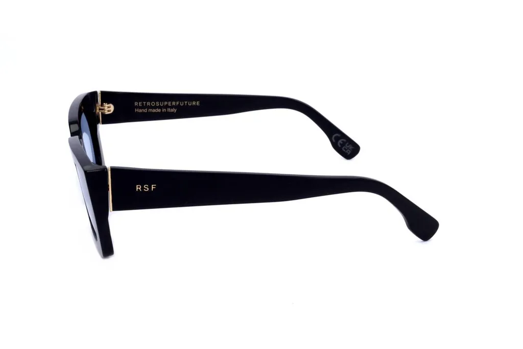 Retrosuperfuture Teddy Azure Rectangular Frame Sunglasses