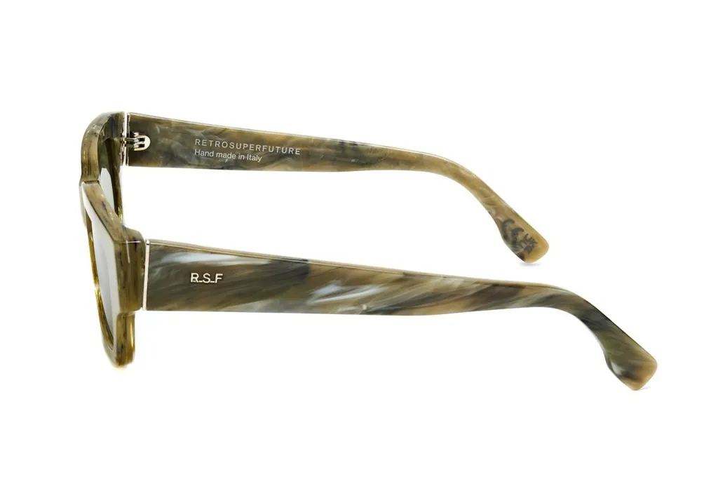 Retrosuperfuture Roma Rectangle Frame Sunglasses