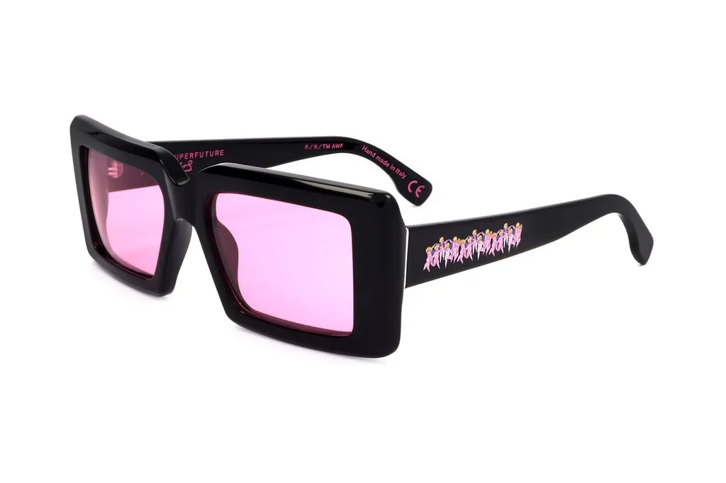 Retrosuperfuture Rectangular Frame Sunglasses