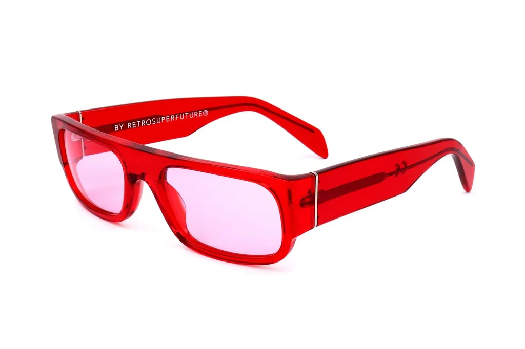 Retrosuperfuture Smile Square Frame Sunglasses