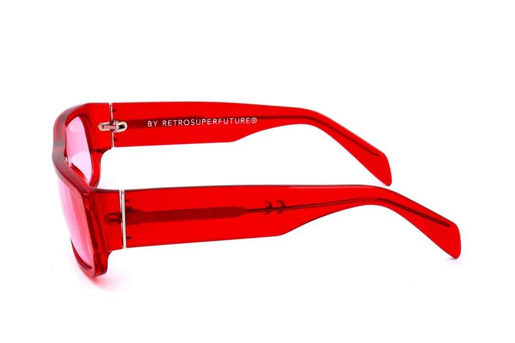 Retrosuperfuture Smile Square Frame Sunglasses