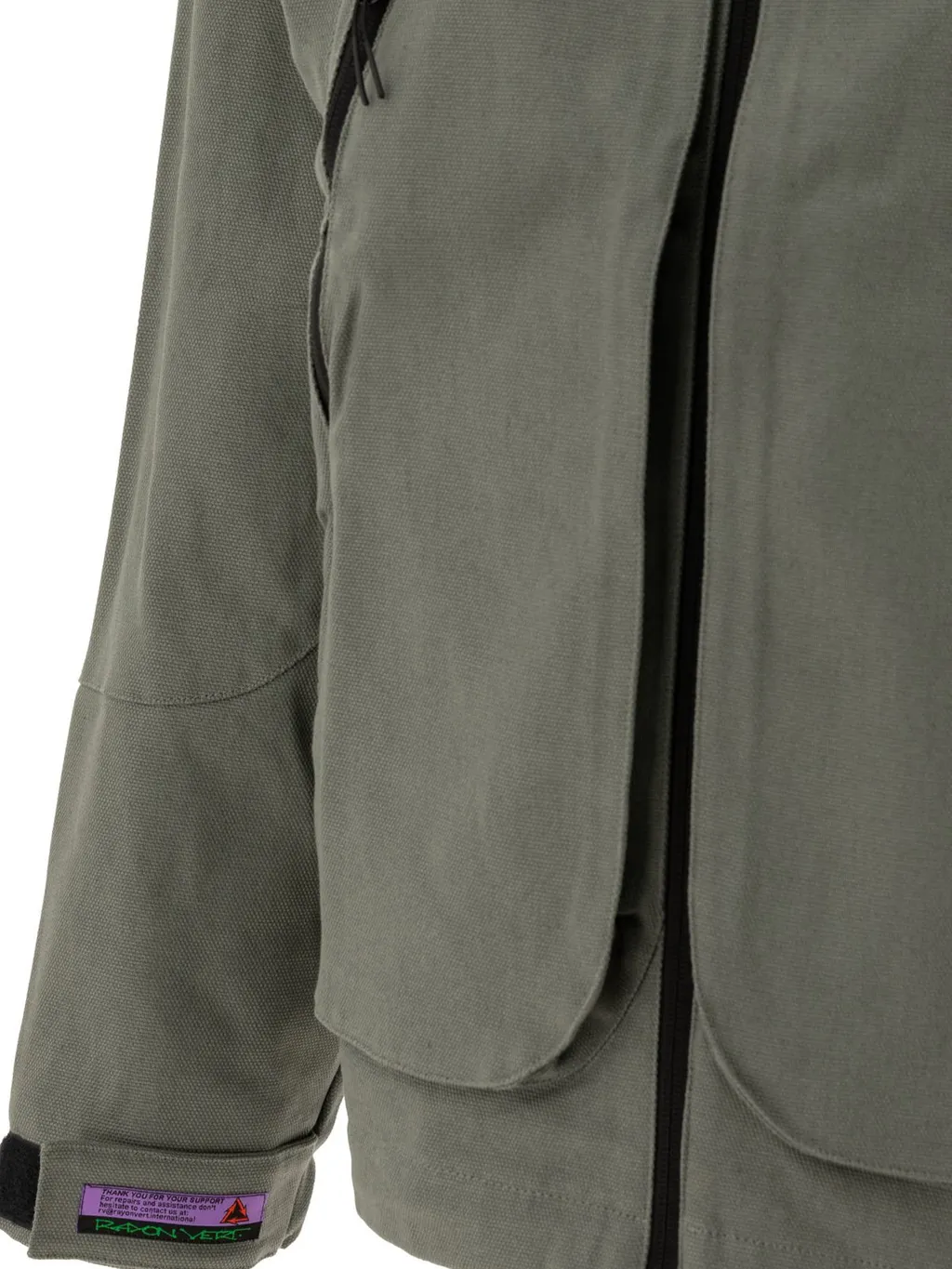 Rayon Vert Hooded Utility Jacket