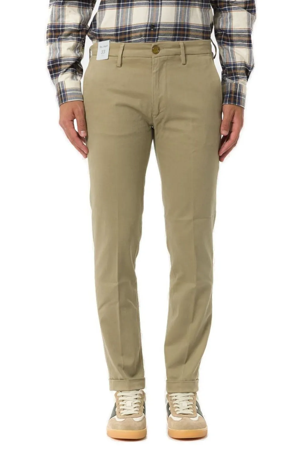 Re-Hash Logo Patch Straight Leg Pants