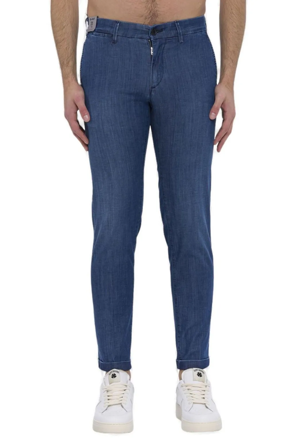 Re-Hash Logo Patch Straight Leg Jeans