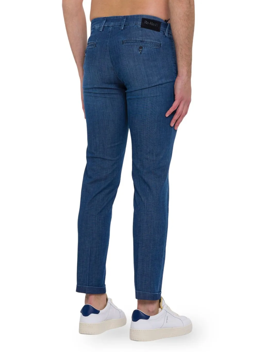 Re-Hash Logo Patch Straight Leg Jeans