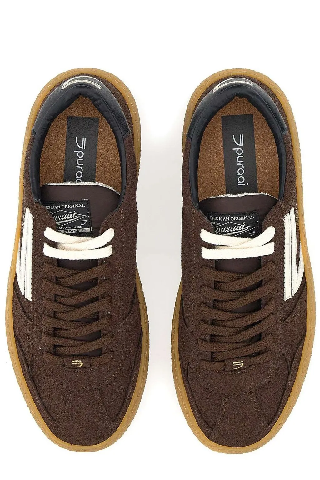Puraai Vintage Lace-Up Sneakers