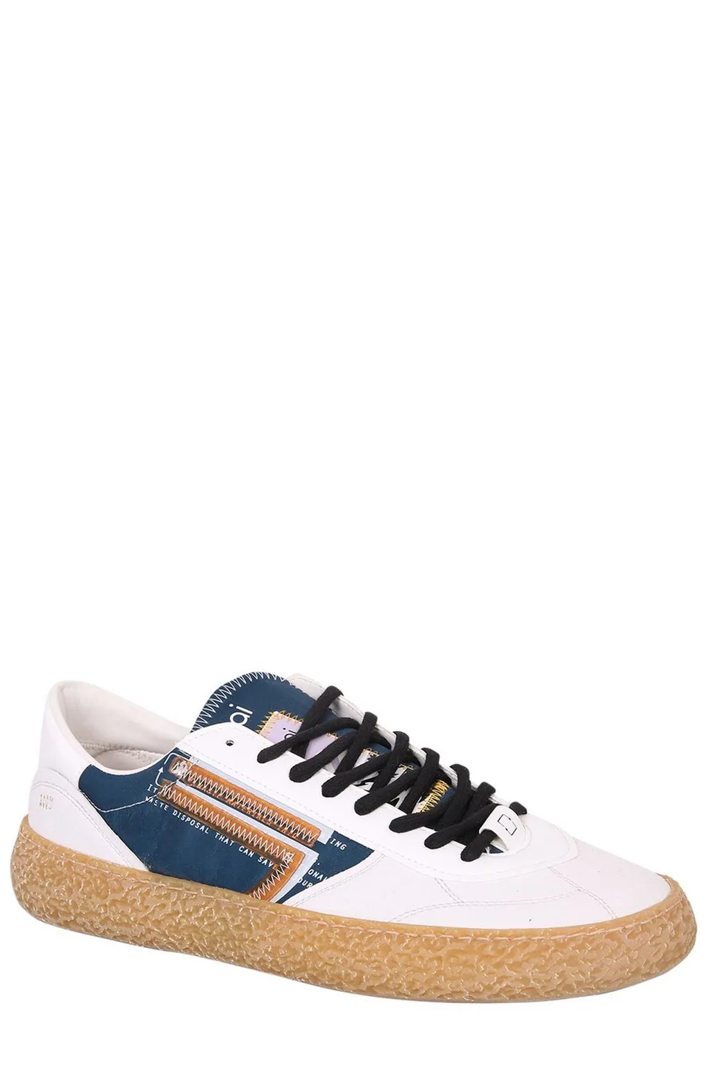 Puraai Mirtillo Round Toe Low-Top Sneakers