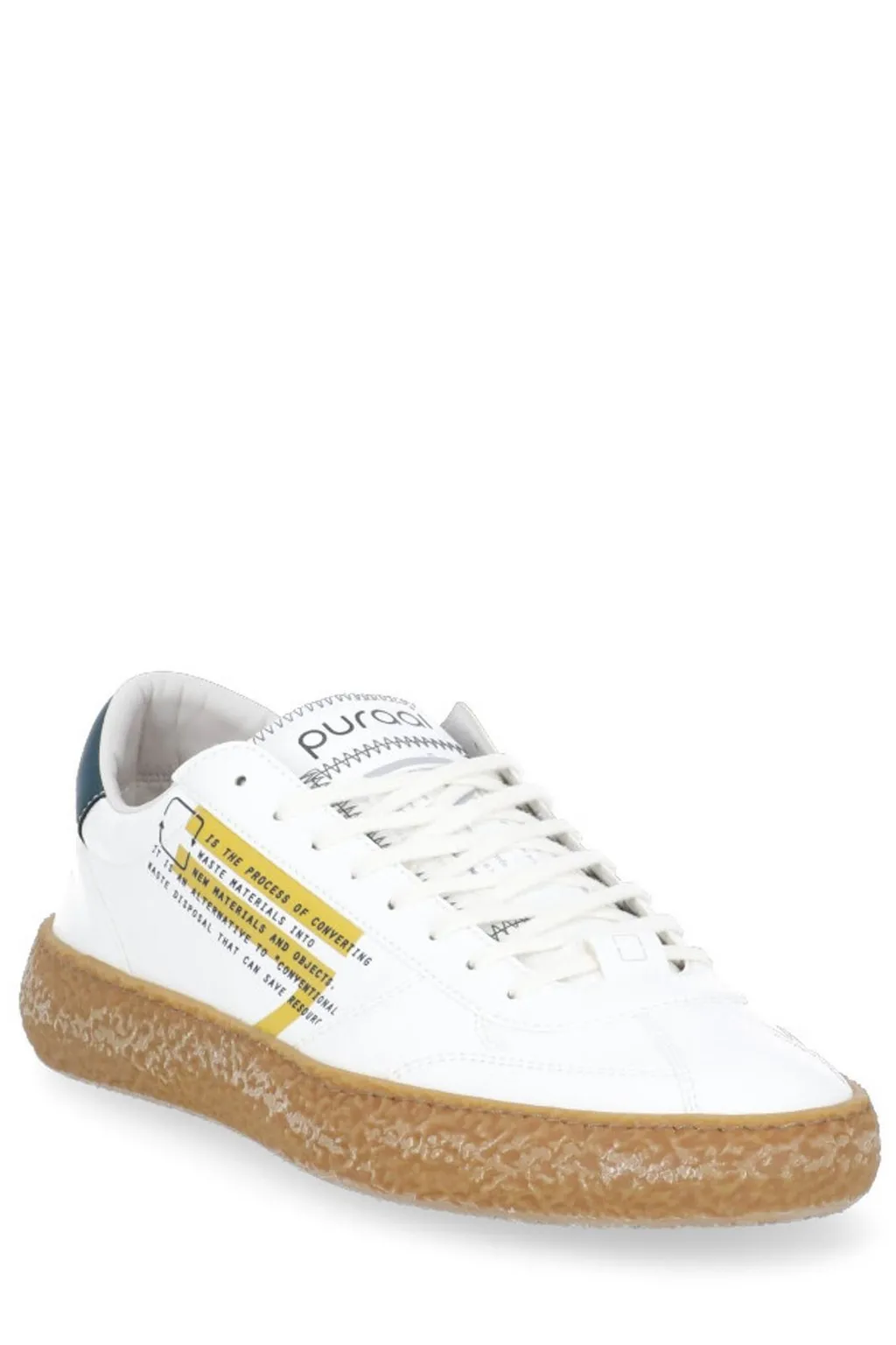 Puraai Senape Lace-Up Sneakers