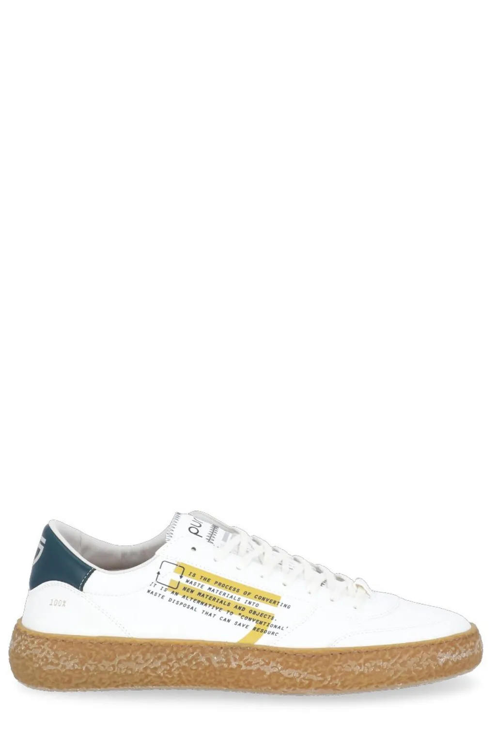 Puraai Senape Lace-Up Sneakers