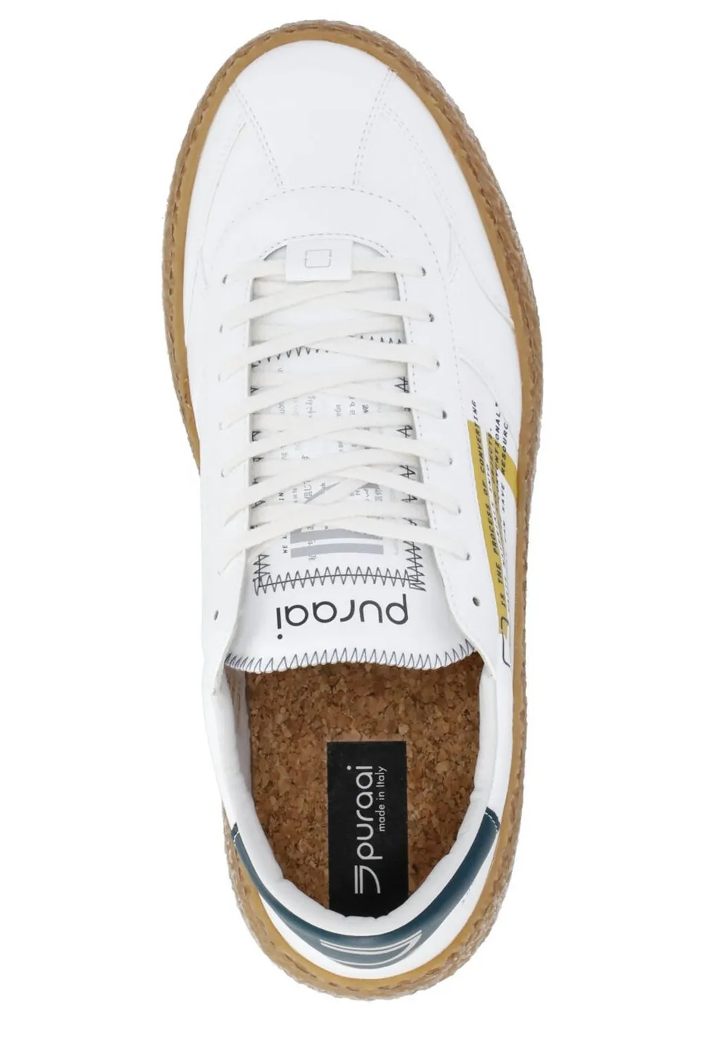 Puraai Senape Lace-Up Sneakers
