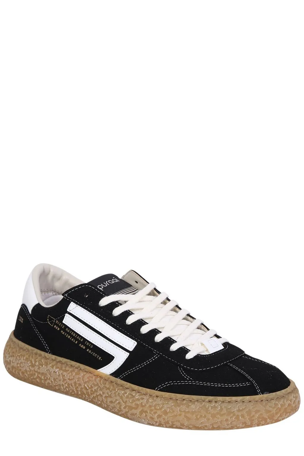 Puraai Graphic Printed Lace-Up Sneakers