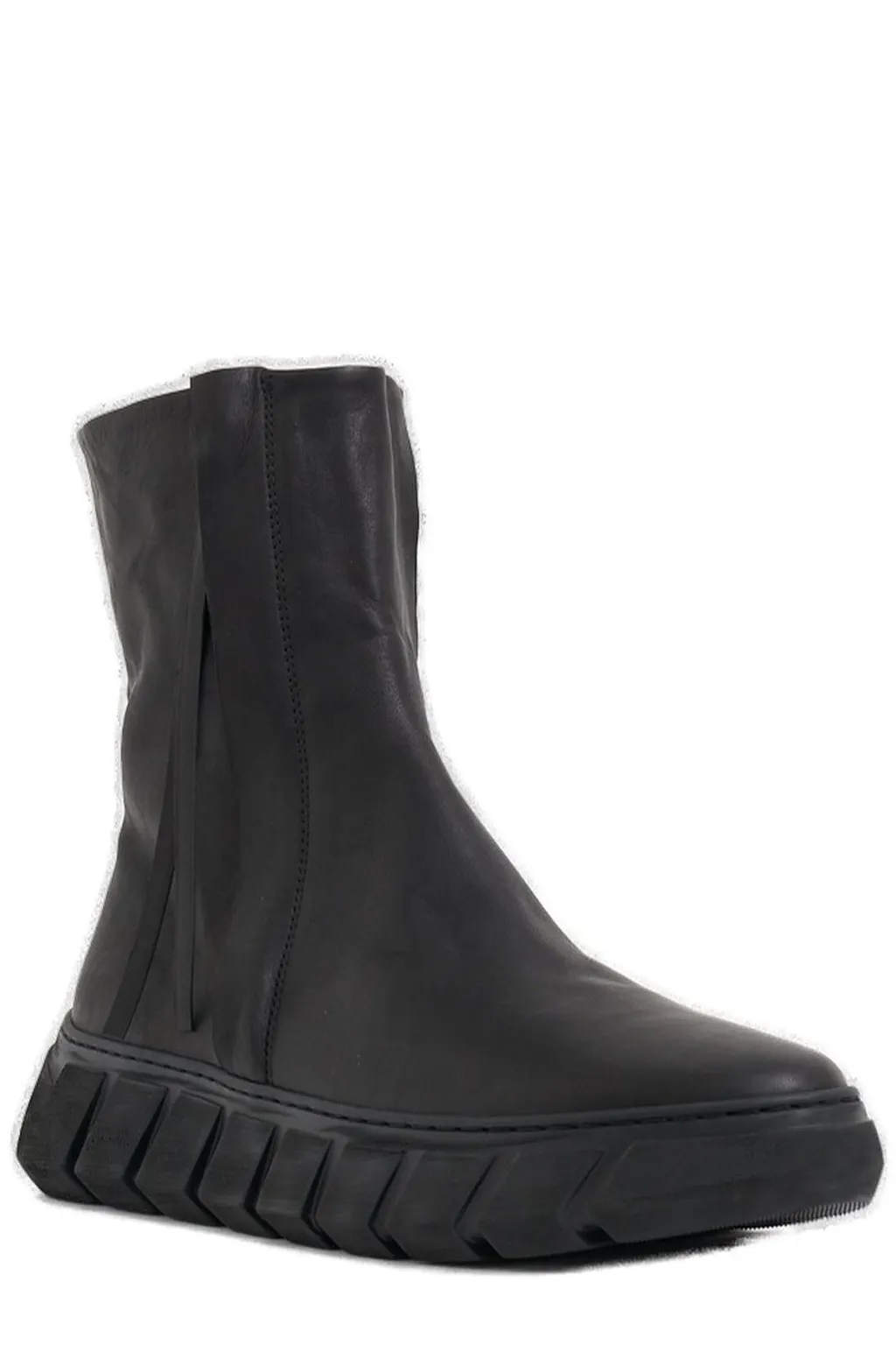 Puro Double Zip Ankle Boots