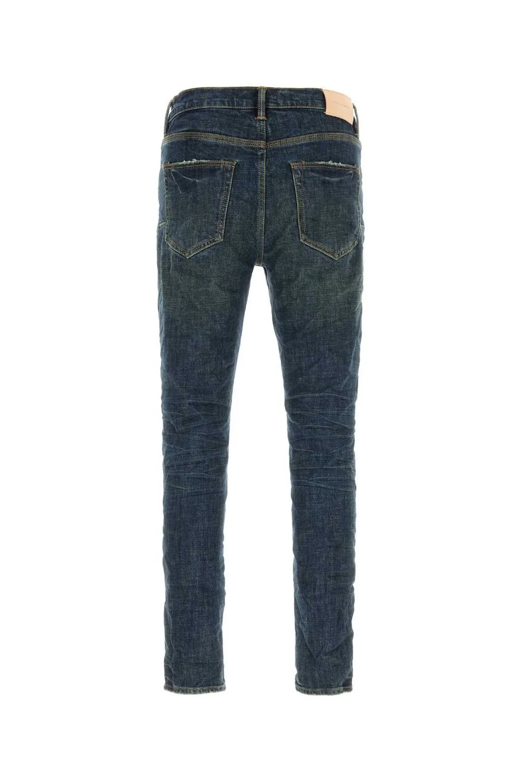 Purple Dark Stone Rinse Stretch Jeans