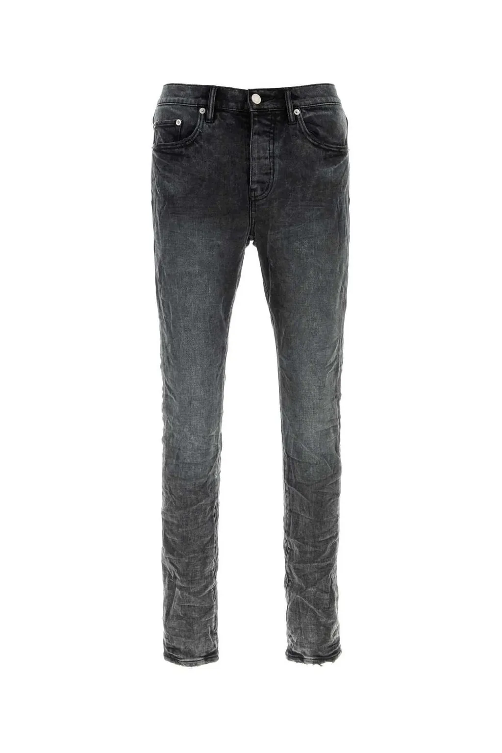 Purple Vintage Wash Stretch Jeans