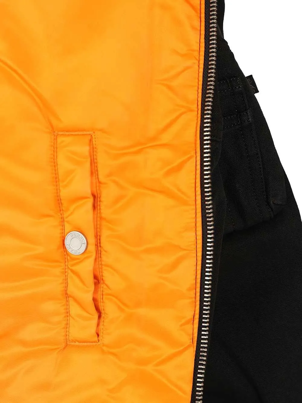 Purple Reversible Hooded Bomber Jacket