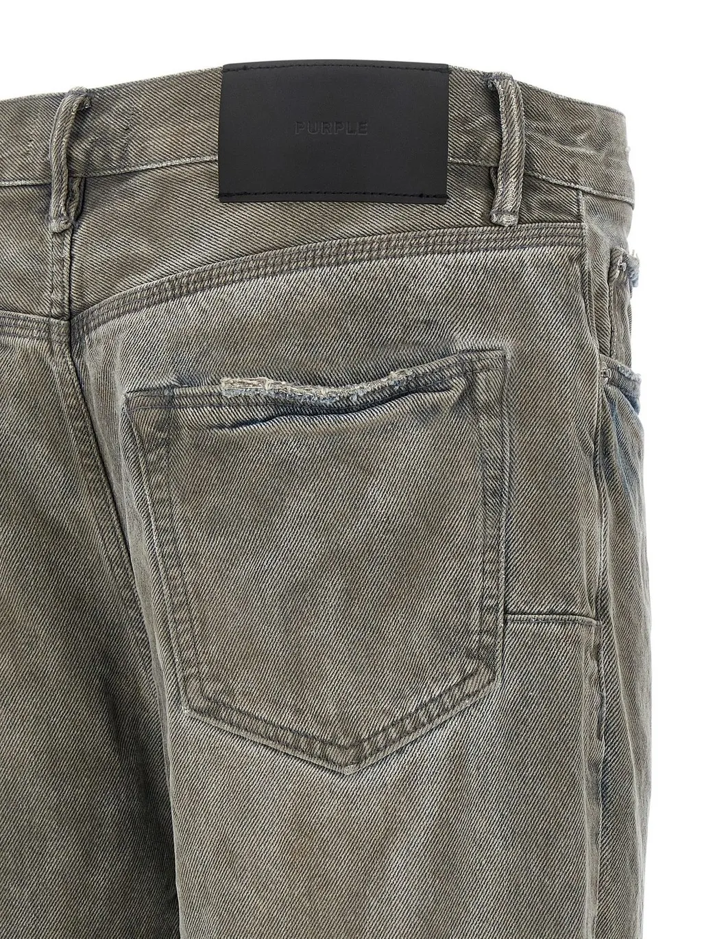Purple Arcilla Straight-Leg Jeans