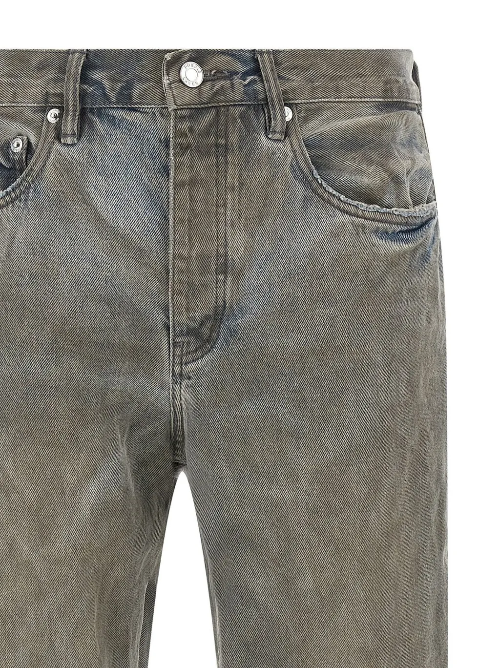 Purple Arcilla Straight-Leg Jeans