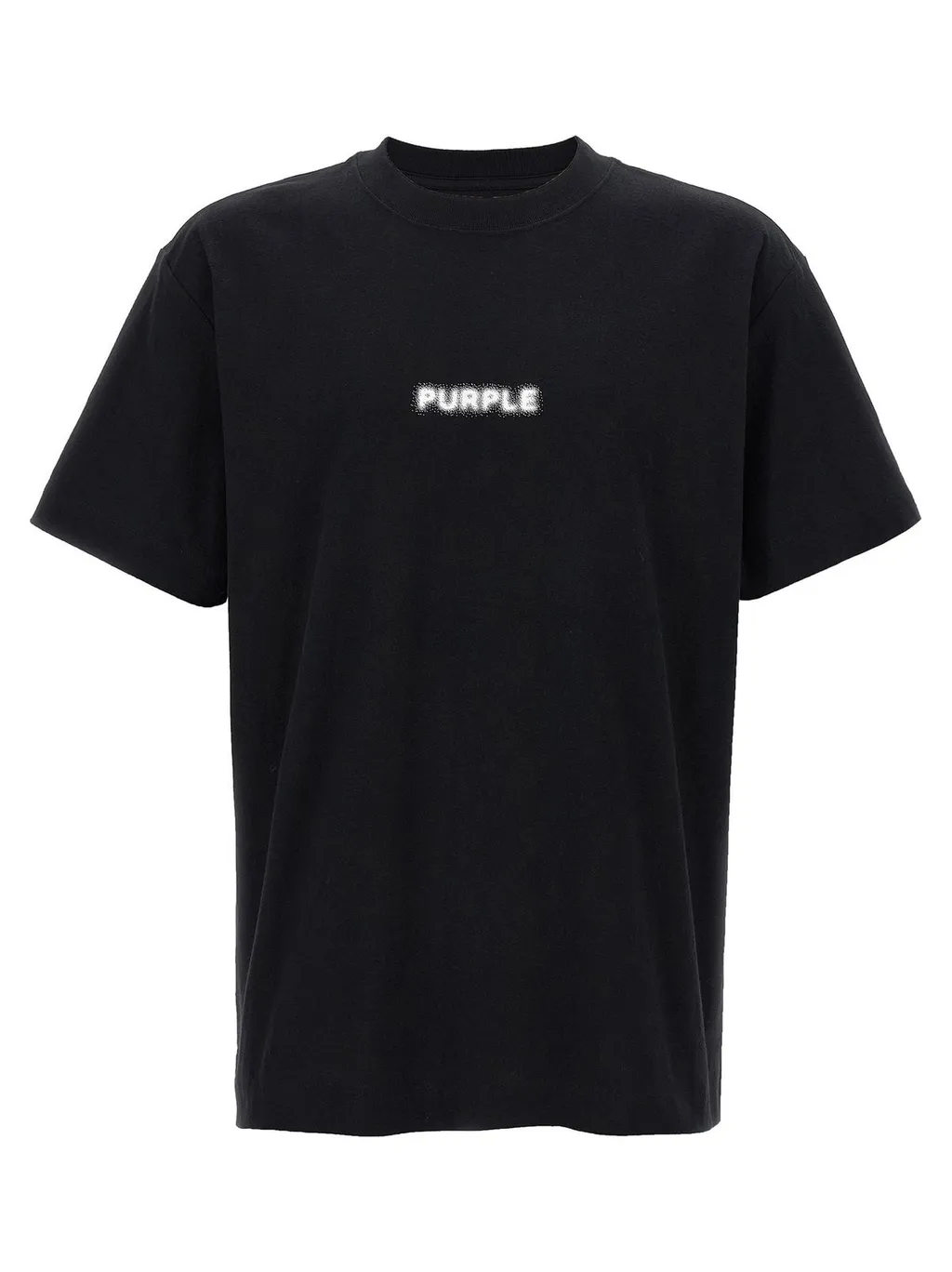 Purple Pixelated Jersey T-Shirt