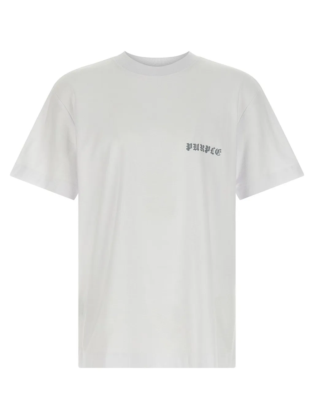Purple Textured Print T-Shirt