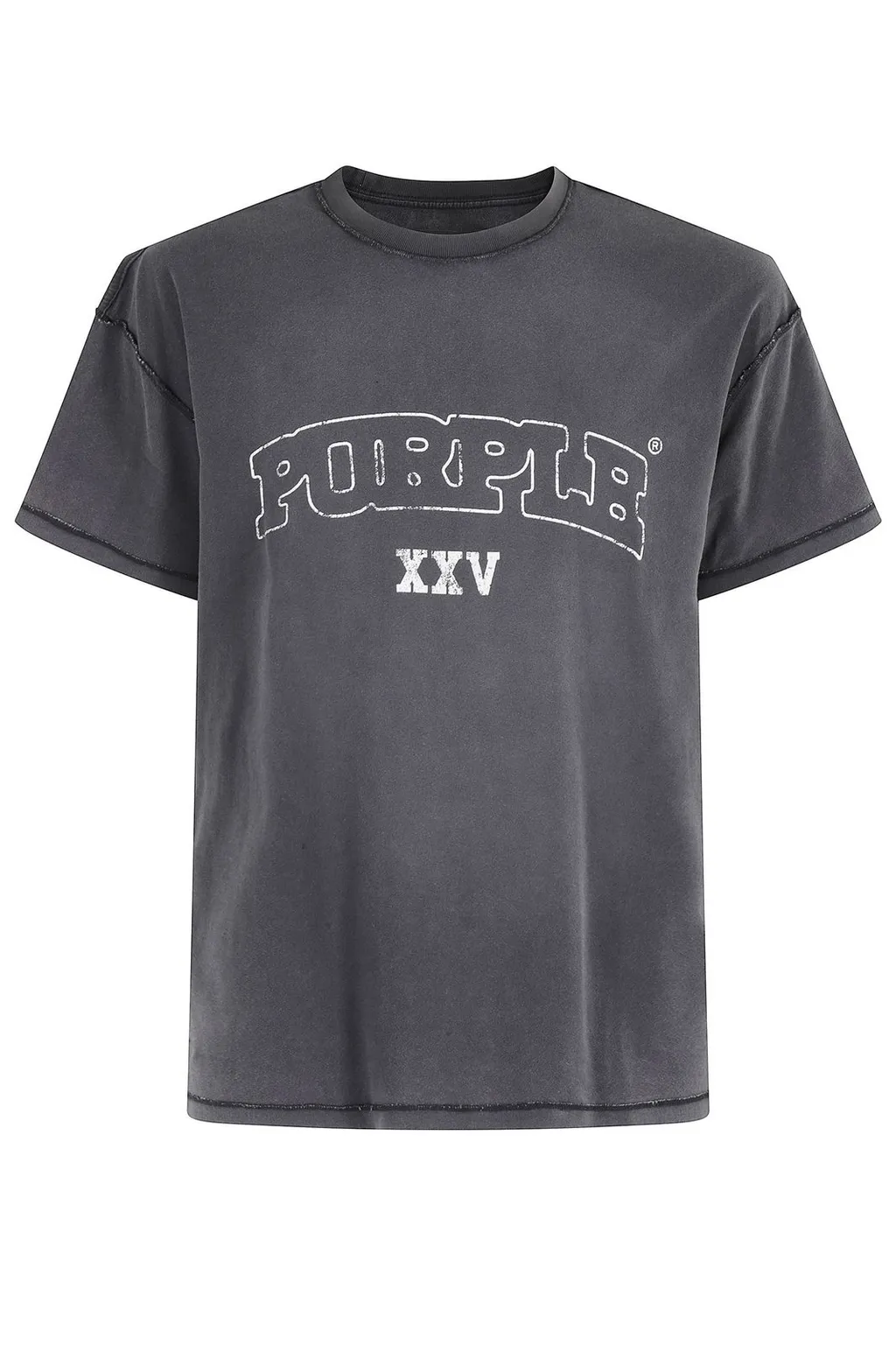 Purple Brand Textured Inside-Out T-Shirt