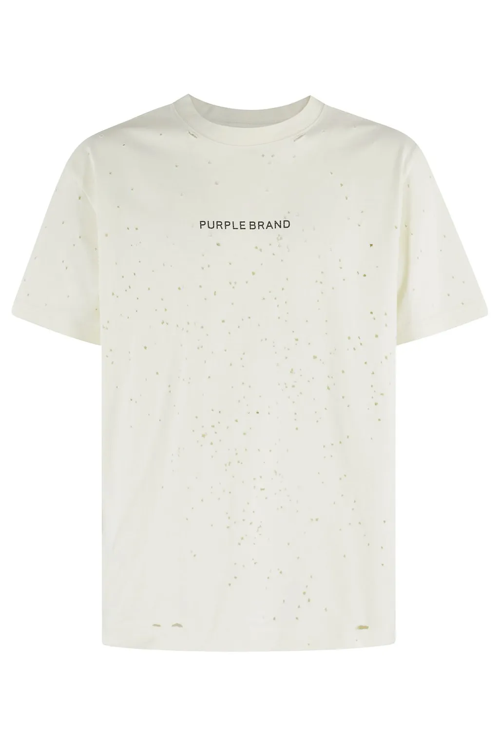 Purple Brand Distressed Logo T-Shirt