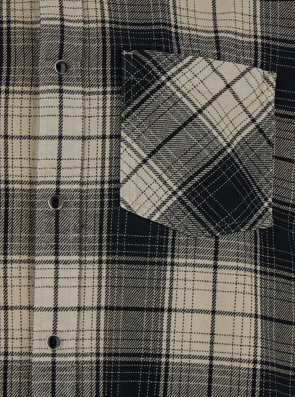 Purple Brand Check Motif Shirt With Patch Pocket