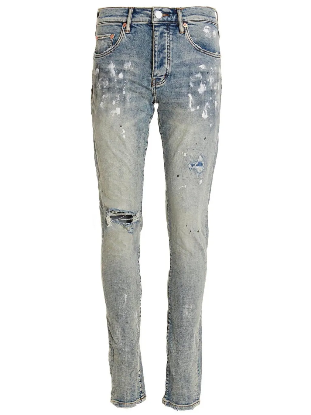 Purple Brand Distressed Skinny Jeans