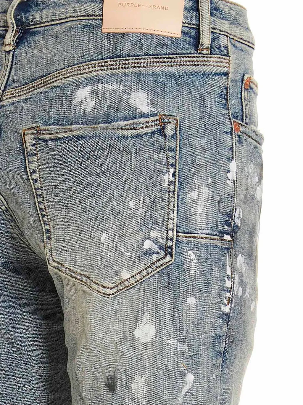 Purple Brand Distressed Skinny Jeans