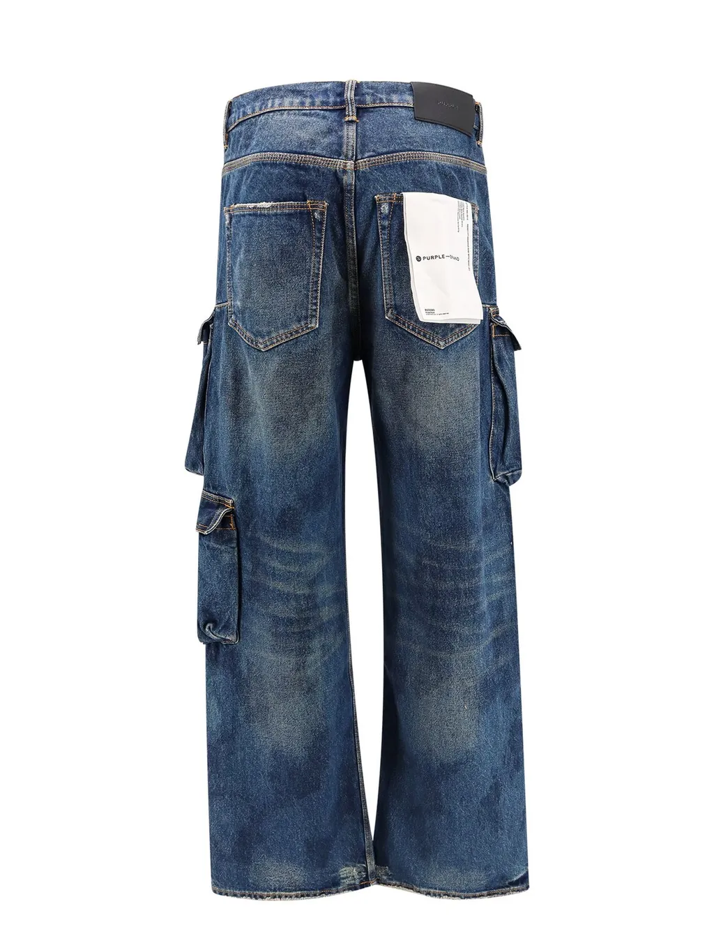 Purple Brand P018 Distressed Wide-Leg Jeans
