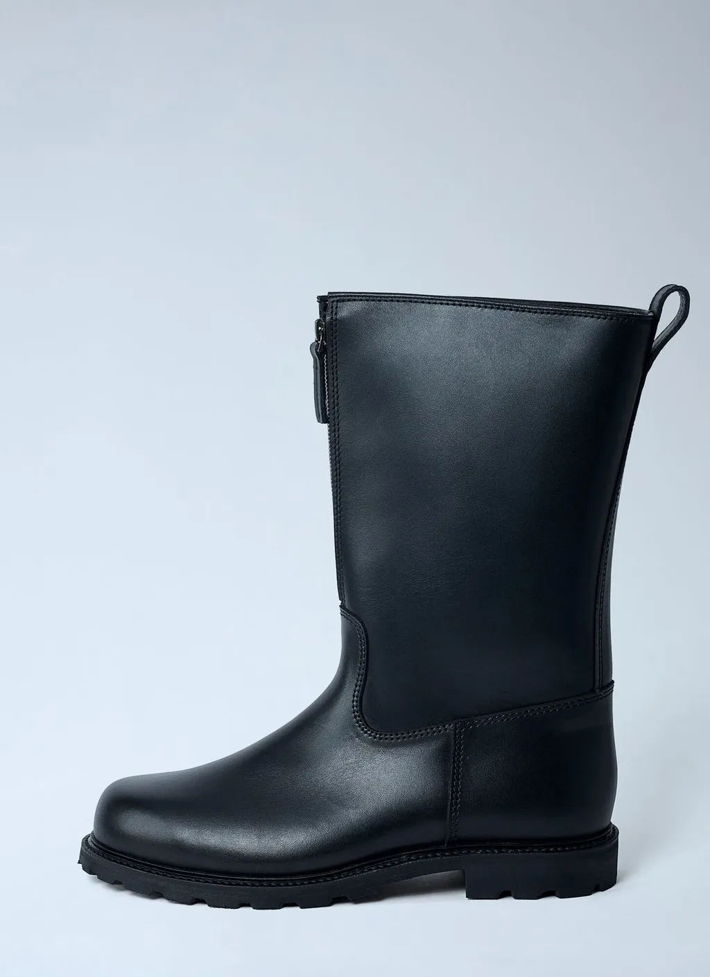 Rier Front-Zip Mid-Calf Boots